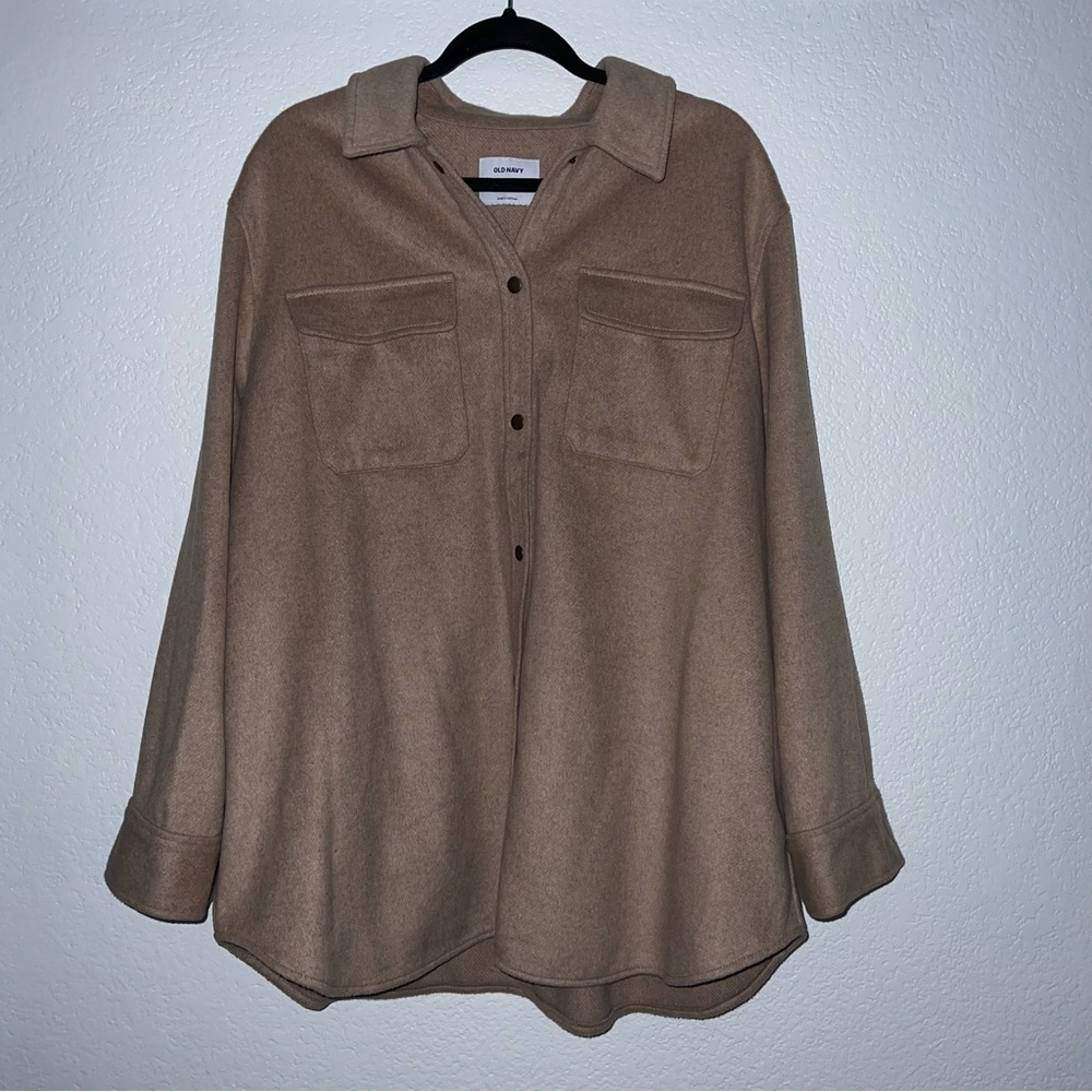 Old Navy Camel Colored Shacket